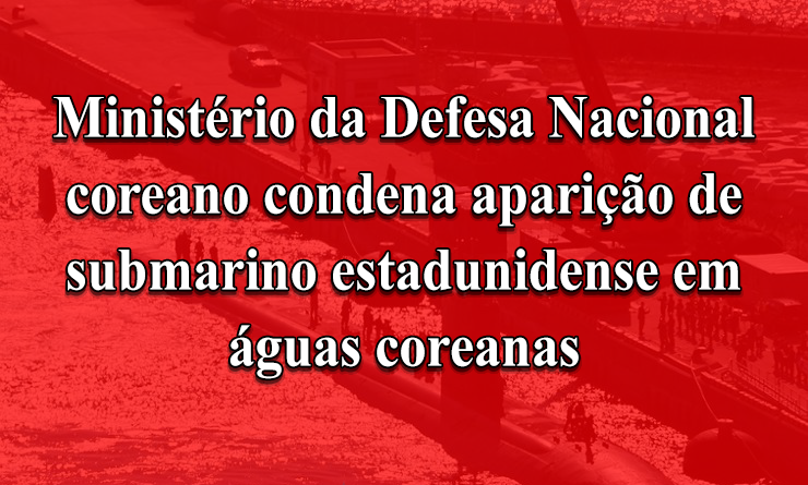 Declaração do porta-voz do Ministério da Defesa Nacional da Coreia do Norte